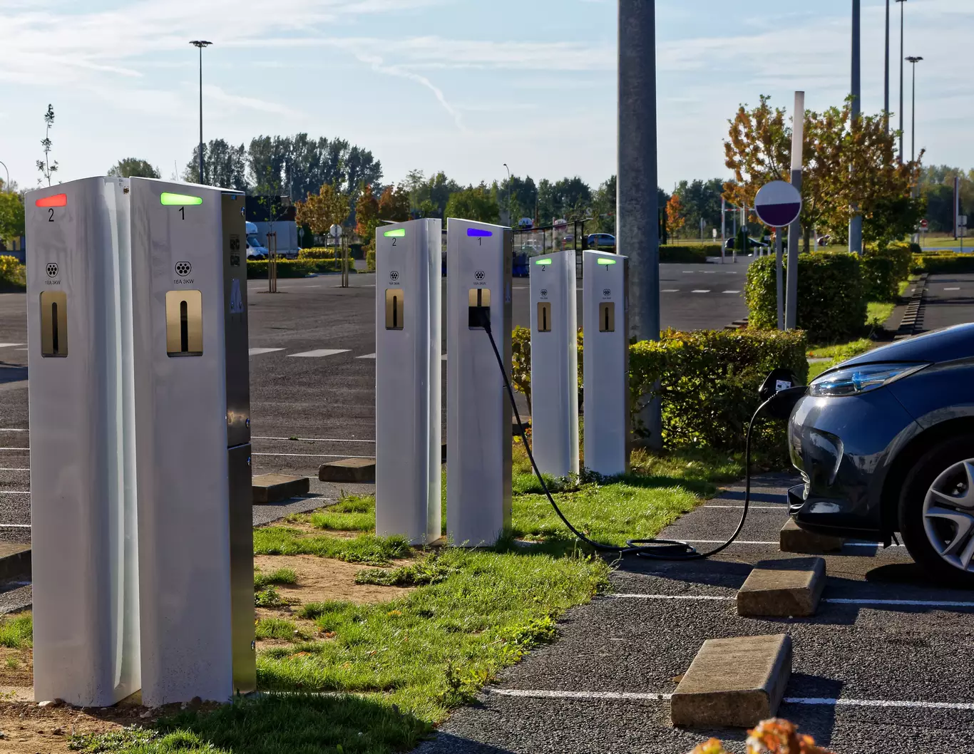 Bornes de recharge électriques